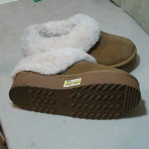 Women's Tacoma Platform Clog Slippers Indoor/Outdoor- Wild Fable Brown Size 7- 8
